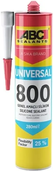 ABC Sealants 800 Universal герметик силиконовый универсальный (280 мл) бесцветный