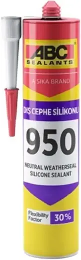 ABC Sealant 950 Neutral герметик силиконовый нейтральный (280 мл) бесцветный