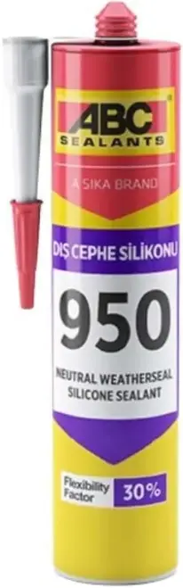 ABC Sealants 950 Neutral герметик силиконовый нейтральный (280 мл) бесцветный