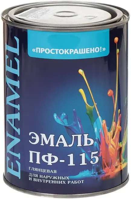 Простокрашено ПФ-115 эмаль для наружных и внутренних работ (800 г) бежевая