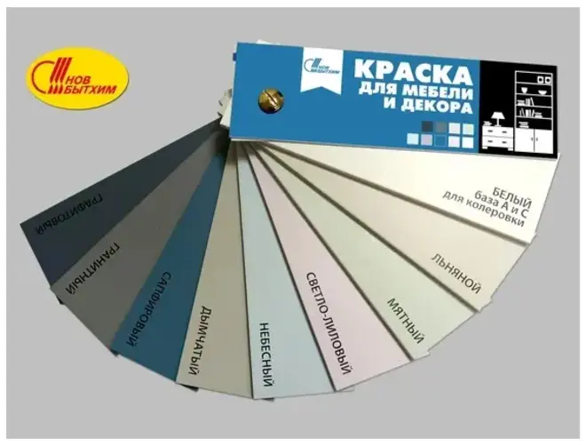 Новбытхим краска для мебели и декора (500 мл) графитовая