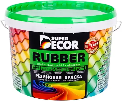 Super Decor Rubber краска резиновая универсальная (40 кг) кирпич №18