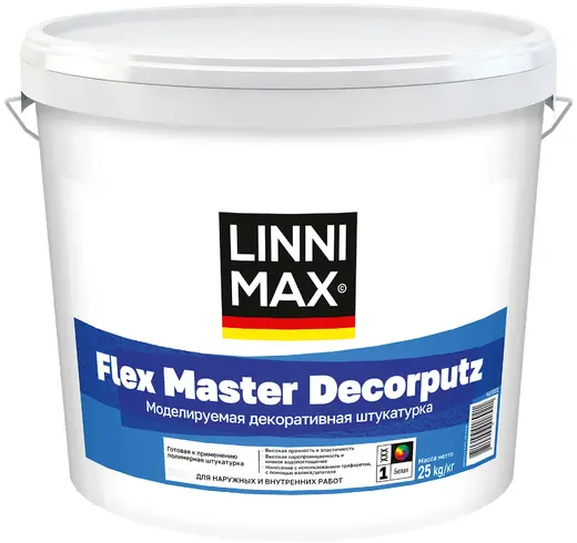 Caparol Linnimax Flex Master Decorputz штукатурка декоративная акриловая моделируемая (25 кг) белая