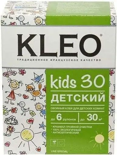 Kleo Kids 30 Детский обойный клей для детских комнат (100 г)