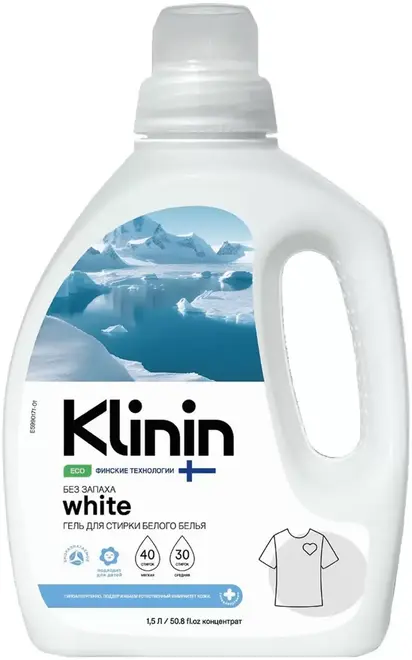 Klinin Eco White гель для стирки белого белья (1.5 л)