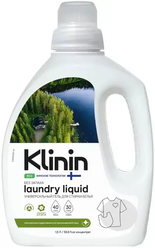 Klinin Laundry Liquid гель для стирки белья универсальный (1.5 л)