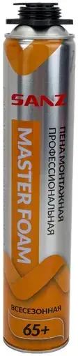Sanz 65+ пена монтажная полиуретановая (850 г)