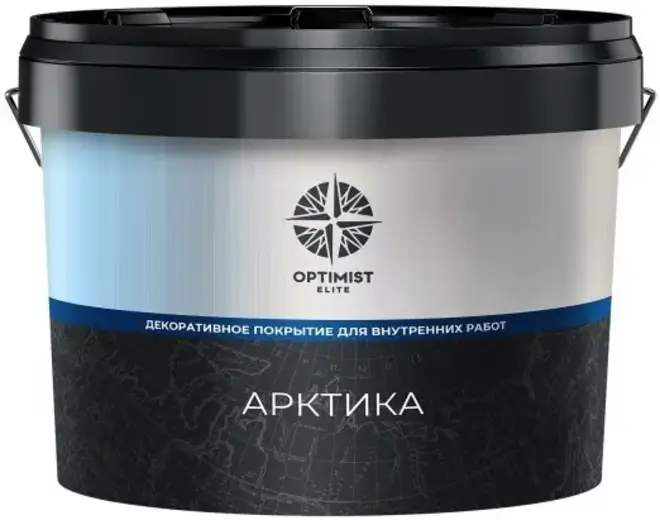 Оптимист Элит D 753 Арктика декоративное покрытие для внутренних работ (7 кг)