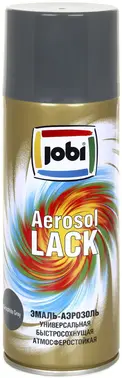 Jobi Aerozollack универсальная эмаль-аэрозоль (520 мл) графит RAL 7024 глянцевая