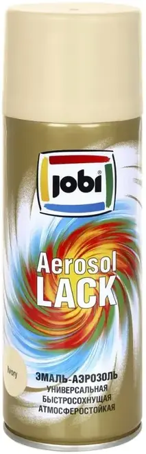 Jobi Aerozollack универсальная эмаль-аэрозоль (400 мл) зеленая RAL 6029 глянцевая