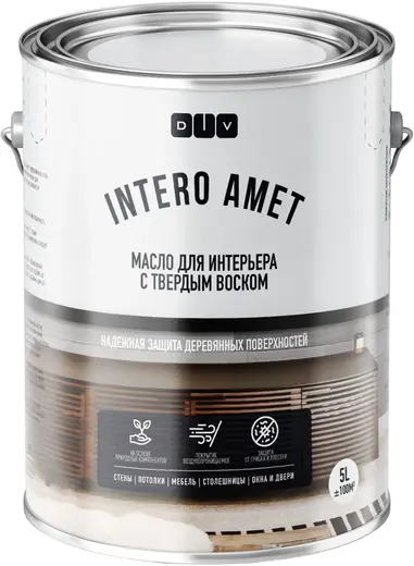 DIV Intero Amet масло для интерьера с твердым воском (5 л) золотистый BL-0052