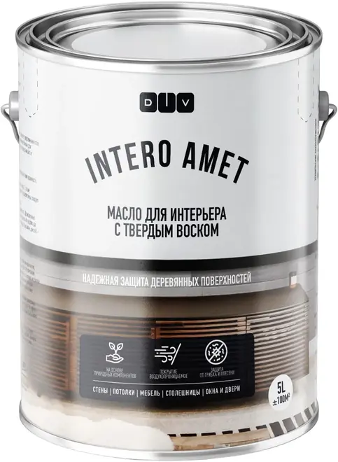 DIV Intero Amet масло для интерьера с твердым воском