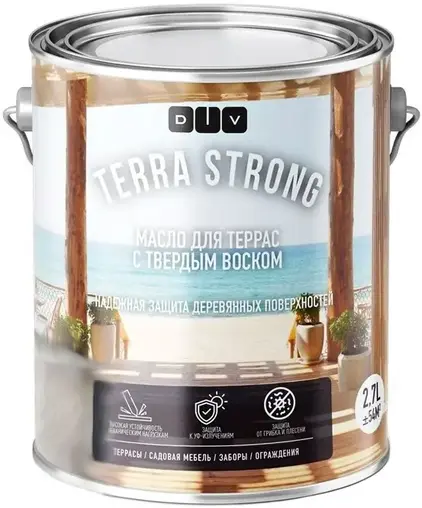 DIV Terra Strong масло для террас с твердым воском (225 мл) серый BL-0056