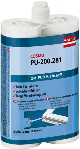 Cosmo Cosmofen Duo (PU-200.281) 2-комп полиуретановый клей (620 мл (310 мл + 310 мл)