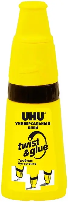 UHU Twist and Glue клей универсальный с 3-х позиционным аппликатором (35 мл)
