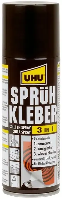 UHU Spruhkleber клей-спрей универсальный 3 в 1 (200 мл)