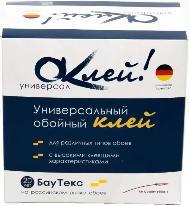 60650 ут-00000717 , bautex оклей универсал клей универсальный для различных типов обоев сухой 1000 гр п/э мешок