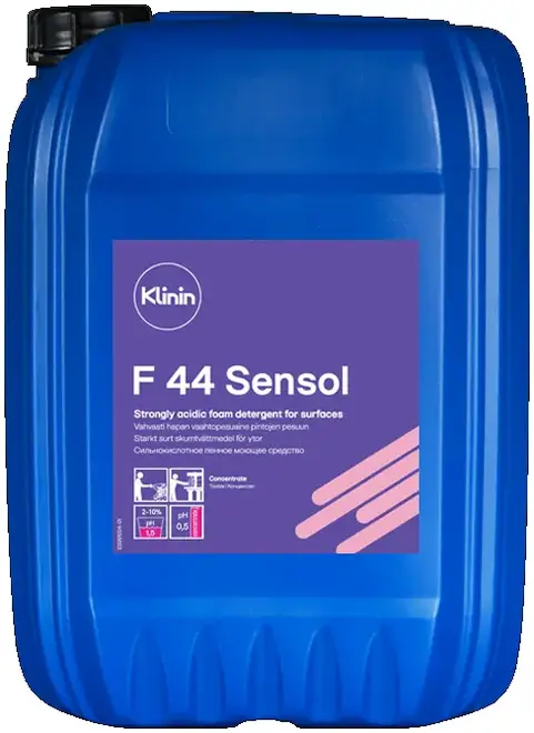 Klinin F 44 Sensol сильнощелочное пенное моющее средство (10 л)