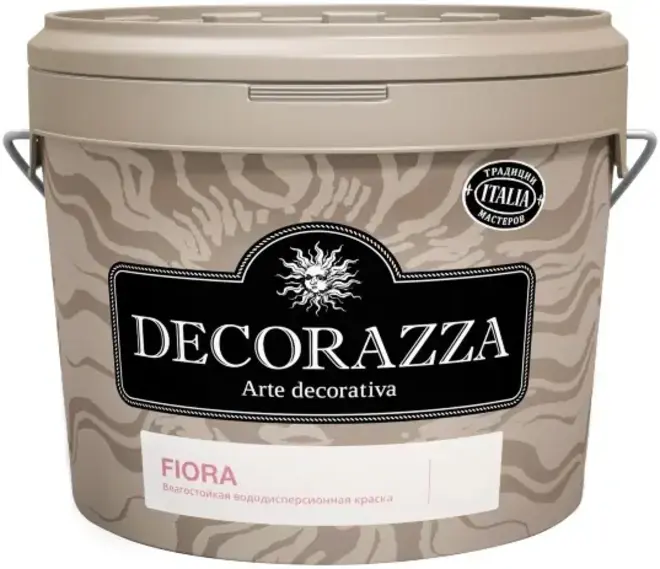 Decorazza Fiora краска влагостойкая водно-дисперсионная для внутренних работ (900 мл) база А