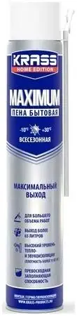 Krass Home Edition Maximum пена монтажная всесезонная (750 мл)