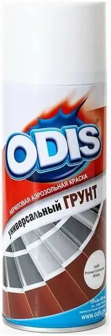 Odis Универсальный грунт краска-спрей (450 мл) белая
