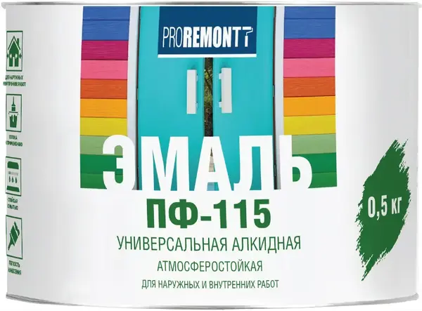 Proremontt ПФ-115 эмаль универсальная алкидная атмосферостойкая
