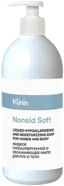 Klinin Nonsid Soft мыло жидкое гипоаллергенное и увлажняющее (500 мл)