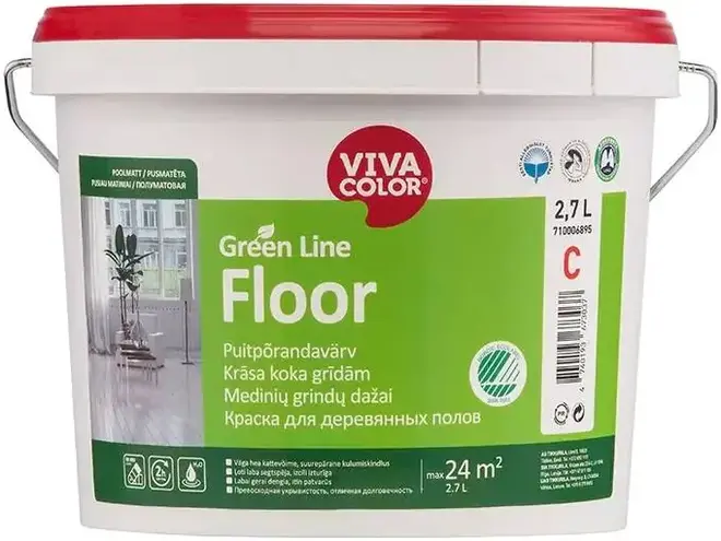 Vivacolor Floor краска акрилатная (2.7 л) база С