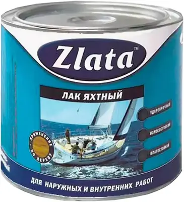Zlata лак яхтный (9 л) полуматовый