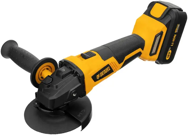 Denzel BLG-IB-18-125-4 шлифмашина угловая аккумуляторная бесщеточная (18 В)