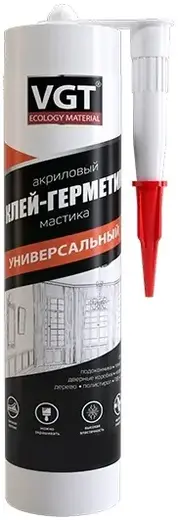 ВГТ Универсальный клей-герметик акриловый (280 г) бесцветный
