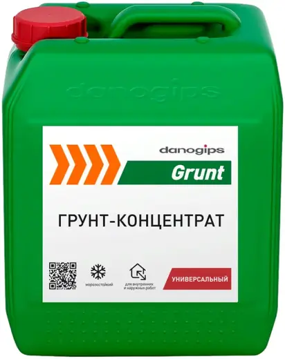 Danogips Dano Grunt грунт-концентрат универсальный (10 л) бесцветный