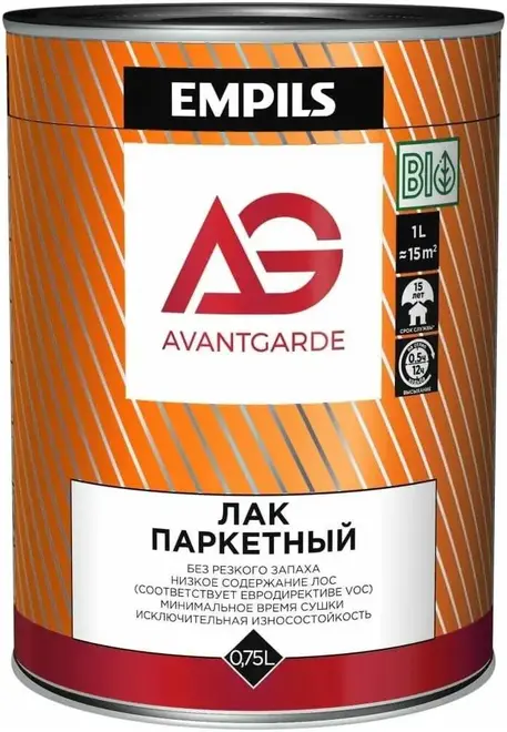 Эмпилс Avantgarde лак паркетный высокой твердости (750 мл) полуматовый