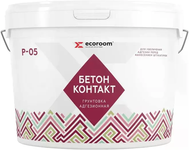 Ecoroom Бетон-Контакт Р-05 грунтовка акриловая (18 кг)