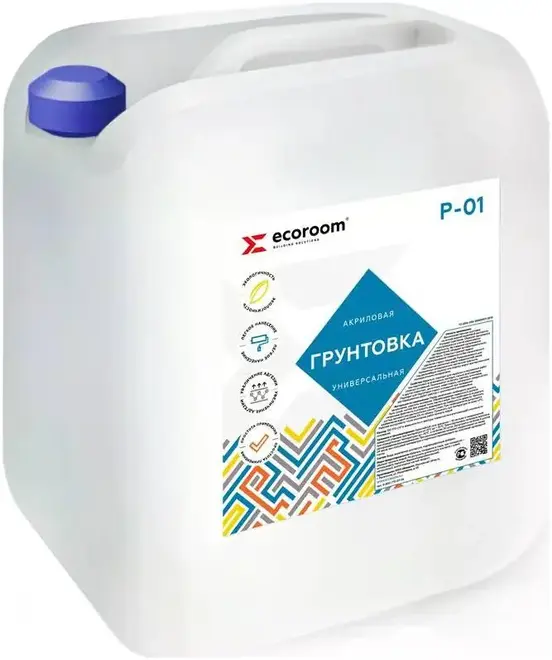 Ecoroom Р-01 грунтовка акриловая универсальная (10 кг)