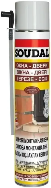 Soudal пена монтажная ручная (750 мл) зимняя