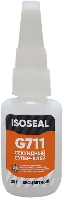Iso Chemicals Isoseal G711 суперклей секундный цианоакрилатный (20 г)