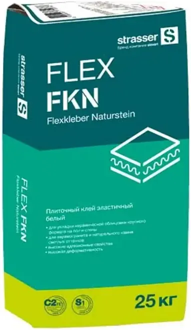 Strasser Flex FKU клей плиточный универсальный (25 кг) белый