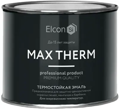 Elcon Max Therm термостойкая эмаль (400 г) бежевая RAL 1015 (400 °C)