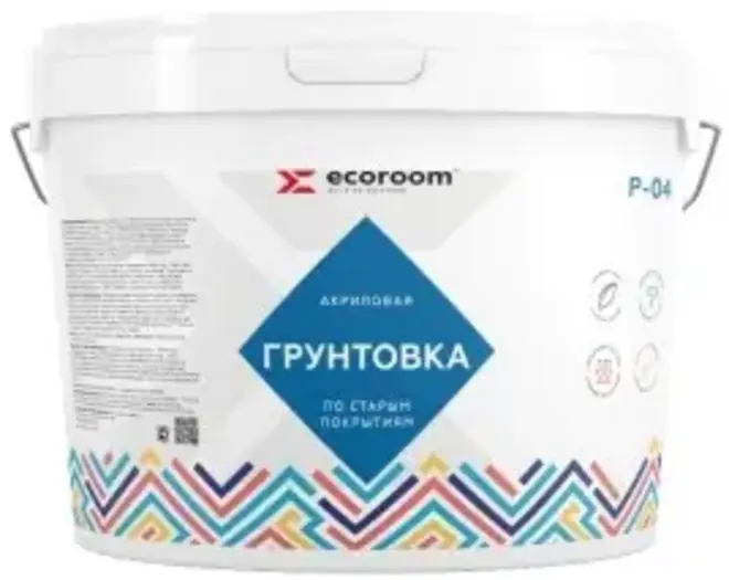Ecoroom Р-04 грунтовка акриловая по старым покрытиям (10 кг)