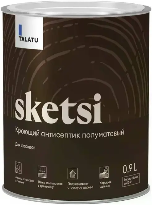 Talatu Sketsi антисептик кроющий (900 мл) белый