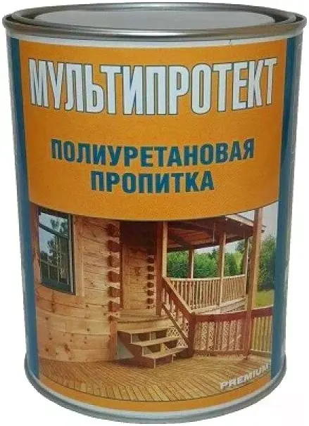 Мультипротект ПУ пропитка полиуретановая (1 л) янтарная