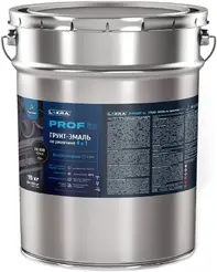 Лакра Prof It грунт-эмаль по ржавчине 4 в 1 быстросохнущая (15 кг) графитовая