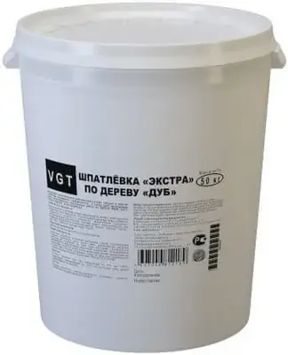 ВГТ Экстра шпатлевка акриловая по дереву (50 кг) дуб