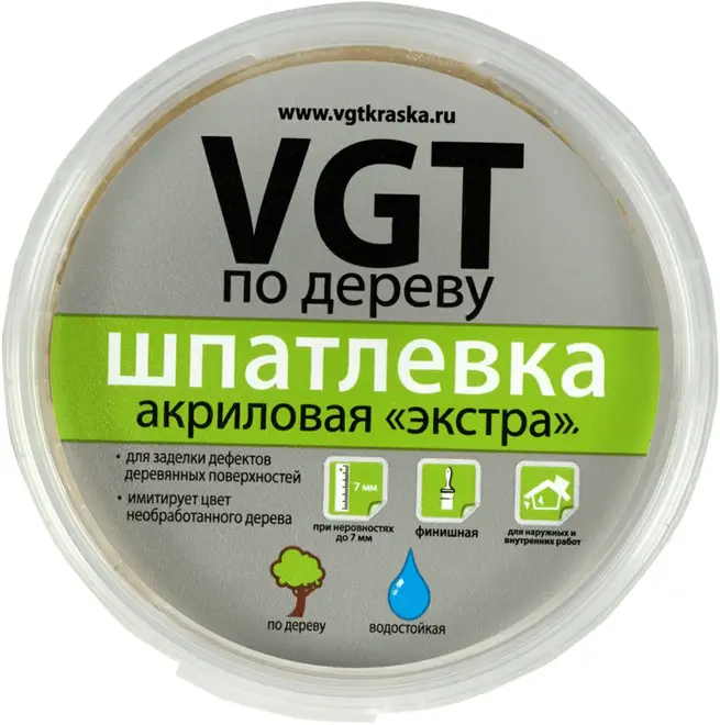 ВГТ Экстра шпатлевка акриловая по дереву (300 г) венге