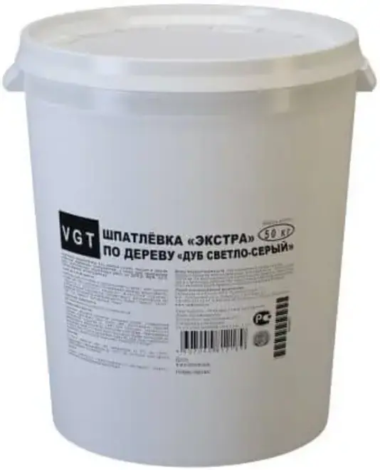 ВГТ Экстра шпатлевка акриловая по дереву (50 кг) дуб светло-серый