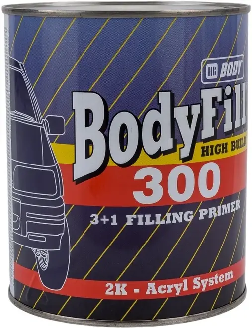 HB Body Bodyfill 300 3+1 Filling Primer грунт-наполнитель 2-комп (1.33 л (1 л + 330 мл)