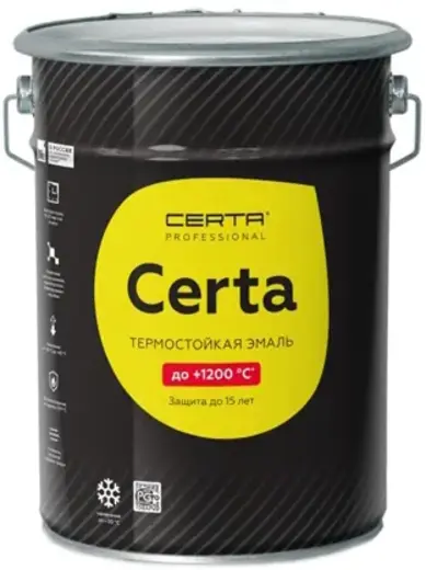 Certa Certa Professional HS до 1200 гр.C эмаль термостойкая (4 кг) графит металлик (до 800°C)
