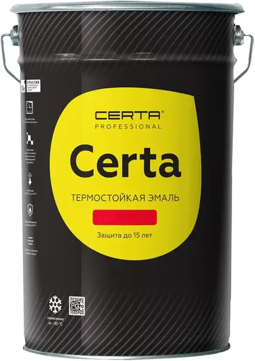 Certa Certa Professional HS до 1200 гр.C эмаль термостойкая (25 кг) коричневая металлик (до 1000°C)