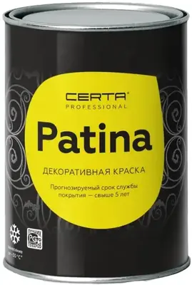 Certa Patina эмаль термостойкая (500 г) золото (до 700°C)
